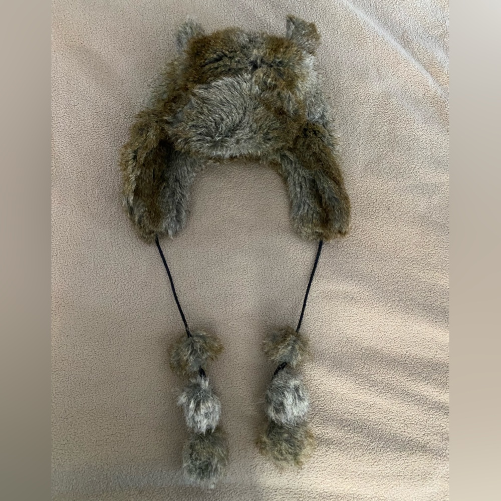 Rave hat, bear head hat, ears